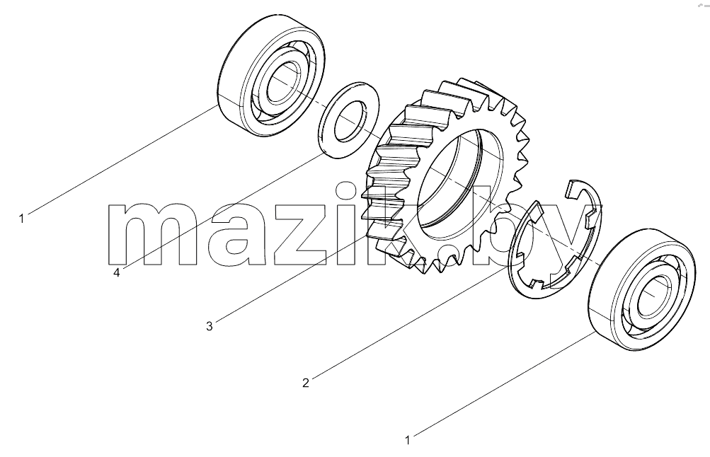  Oil Pump Idle Gear Set