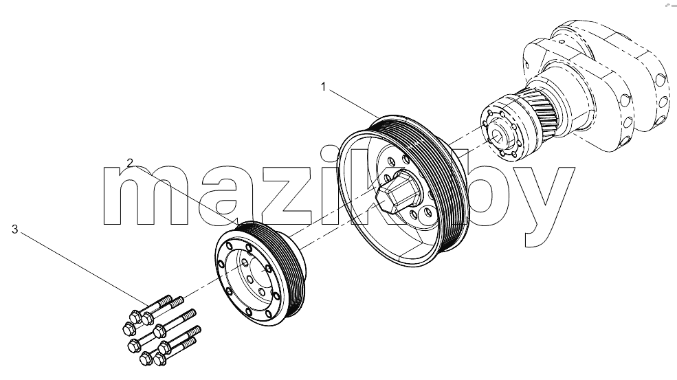 Crankshaft Pulley Group