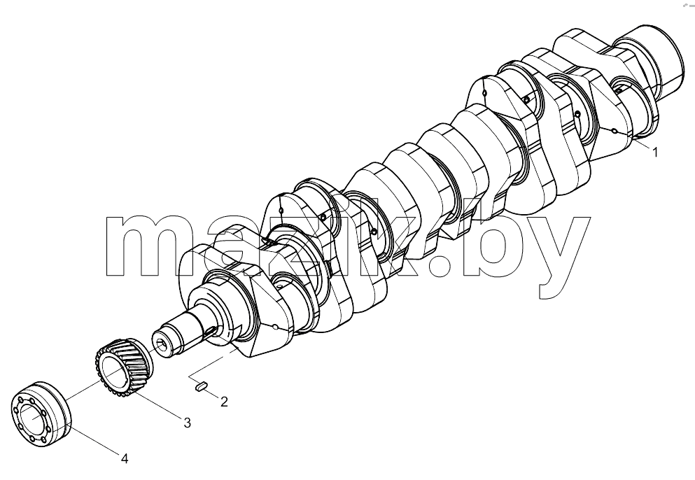  Crankshaft Subassembly