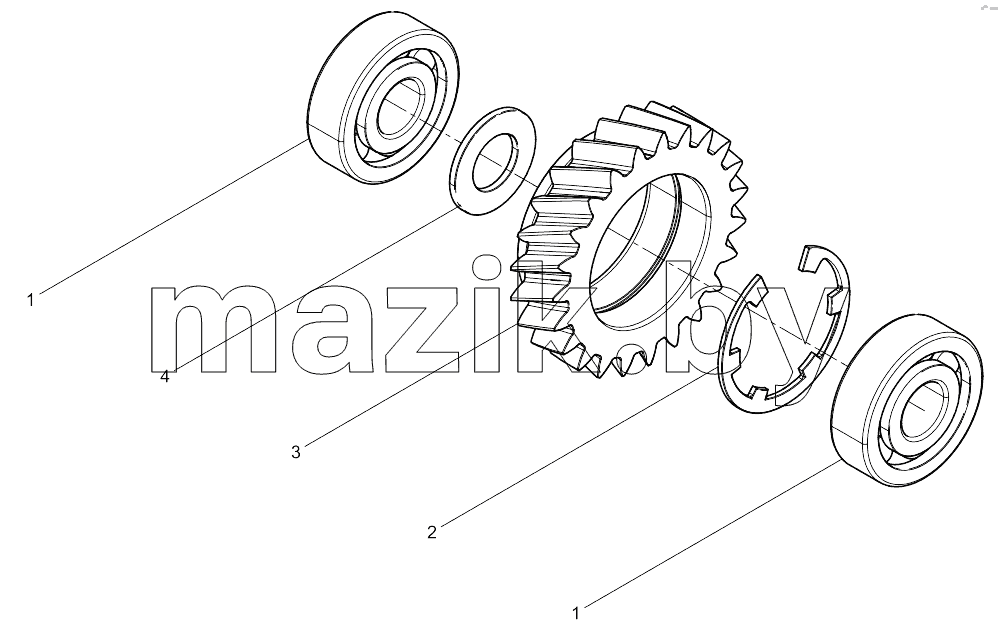  Oil Pump Idle Gear Assembly