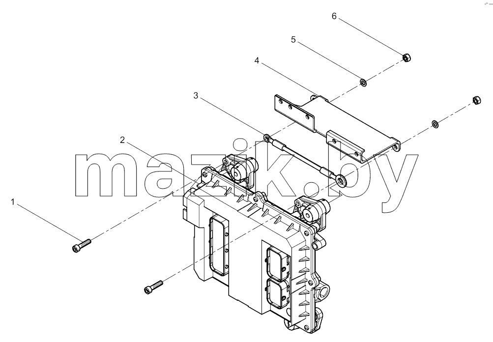  Electronic control unit assembly