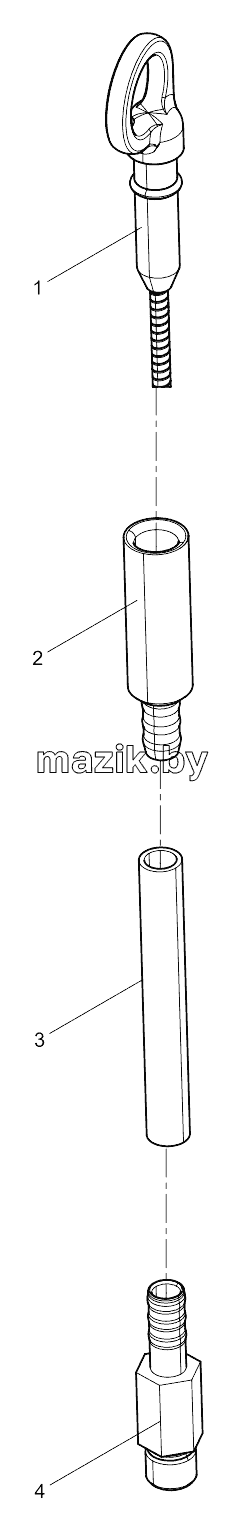  Oil dipstick assembly