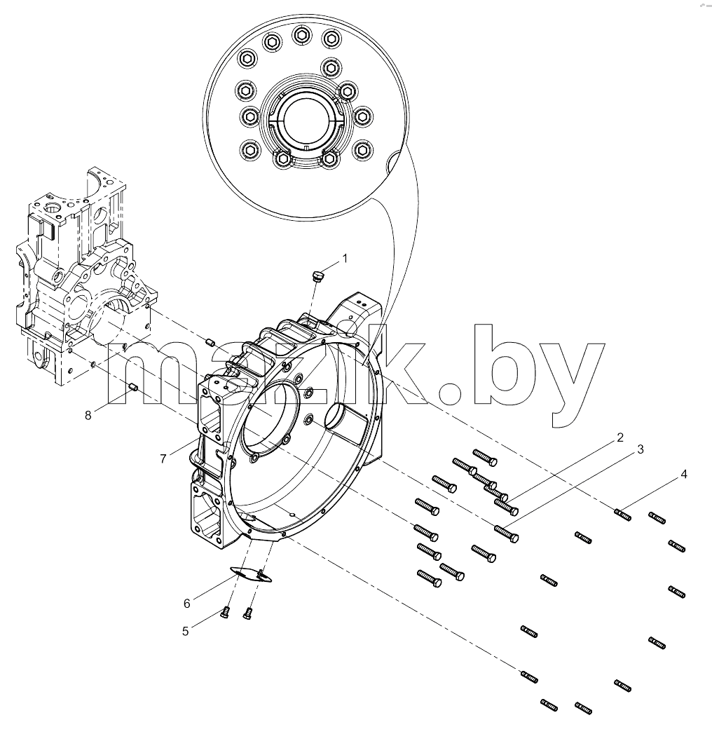  Flywheel Housing Group