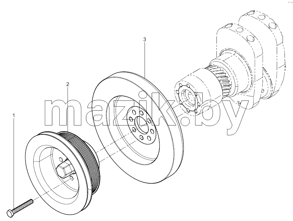  Crankshaft Pulley Group