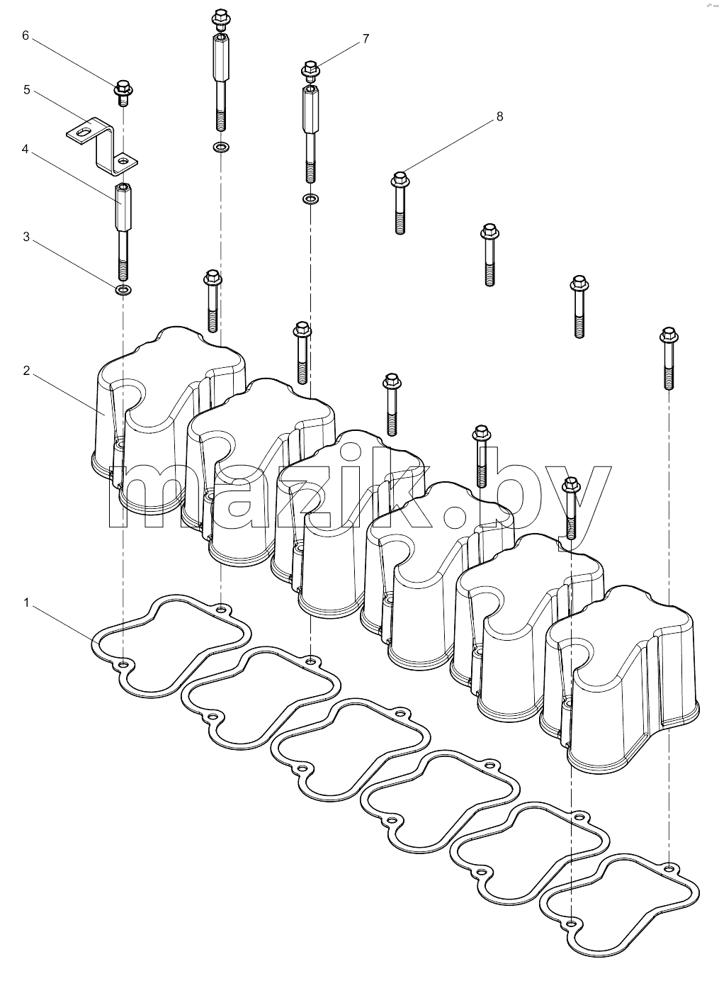  Cylinder head cover assembly