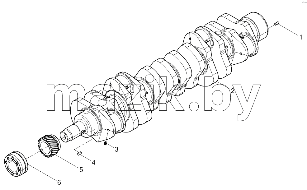  Crankshaft assembly