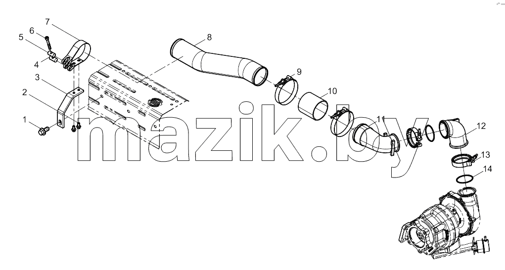  Intercooler assembly