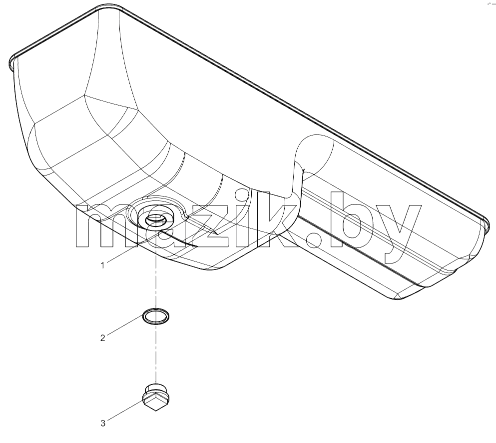  Oil pan assembly