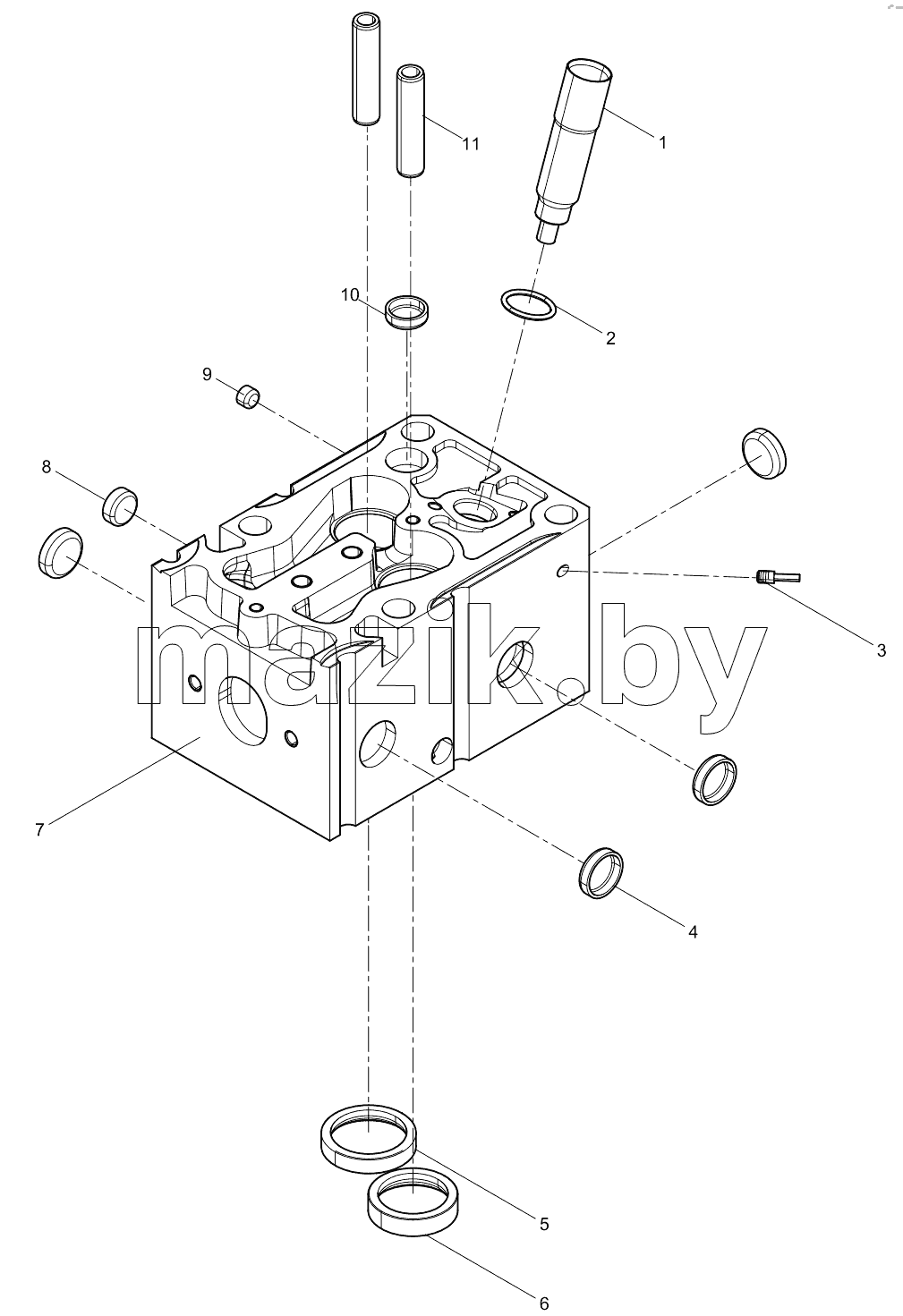  Cylinder head subassembly