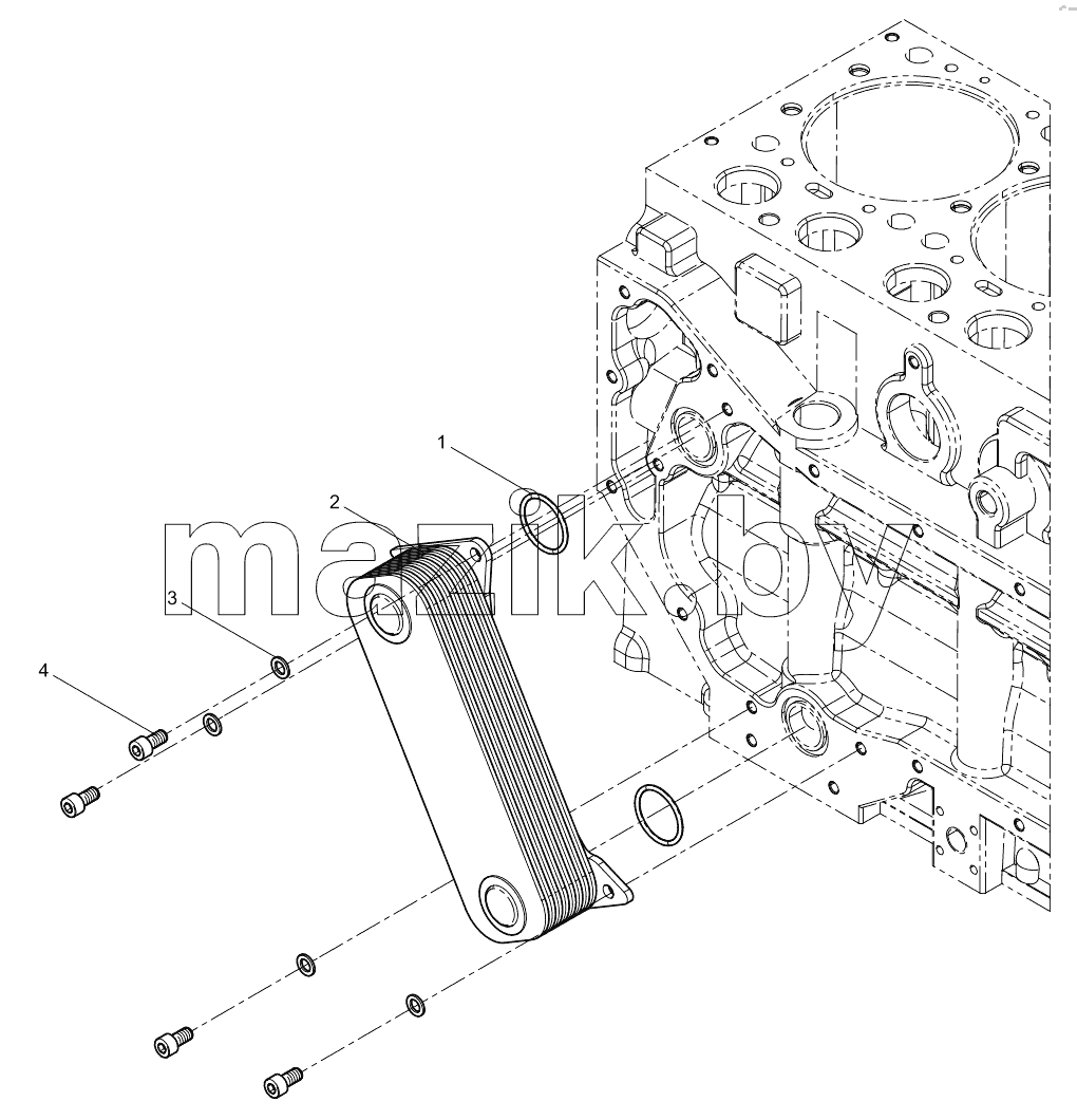  Oil cooler assembly