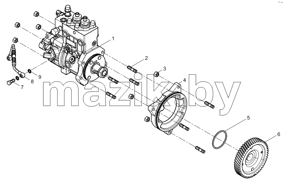  High pressure pump assembly