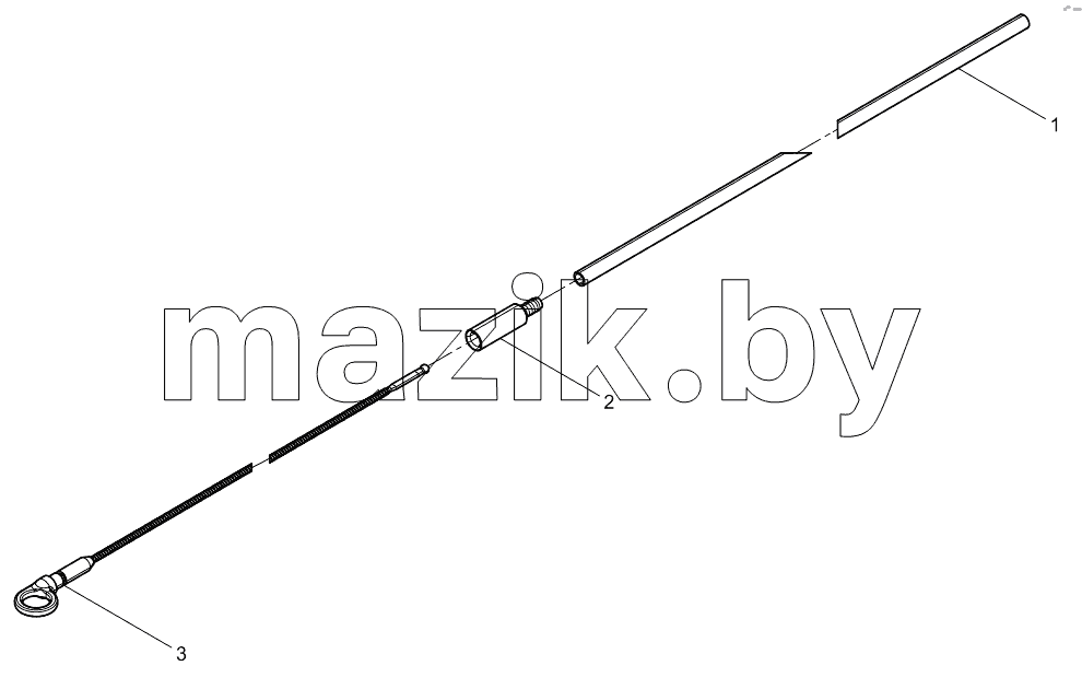  Oil dipstick assembly