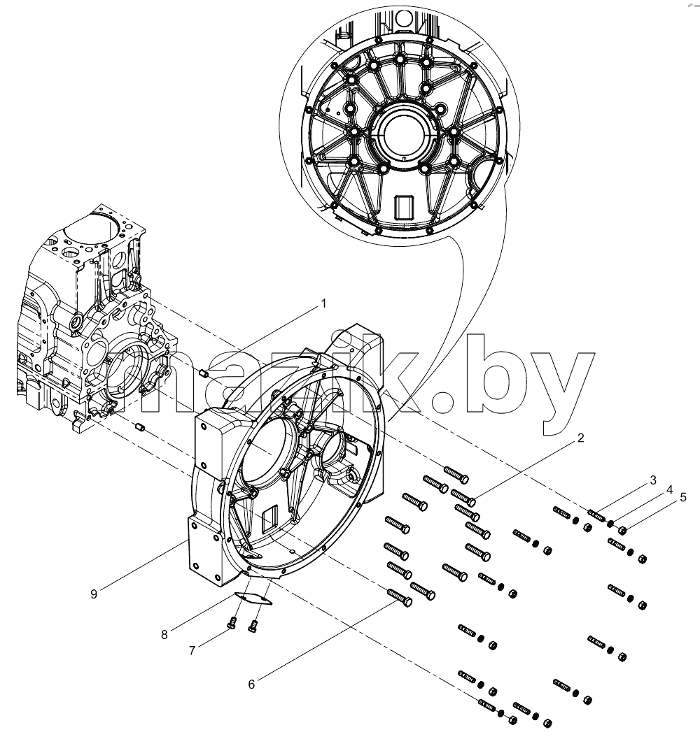  Flywheel Housing Group