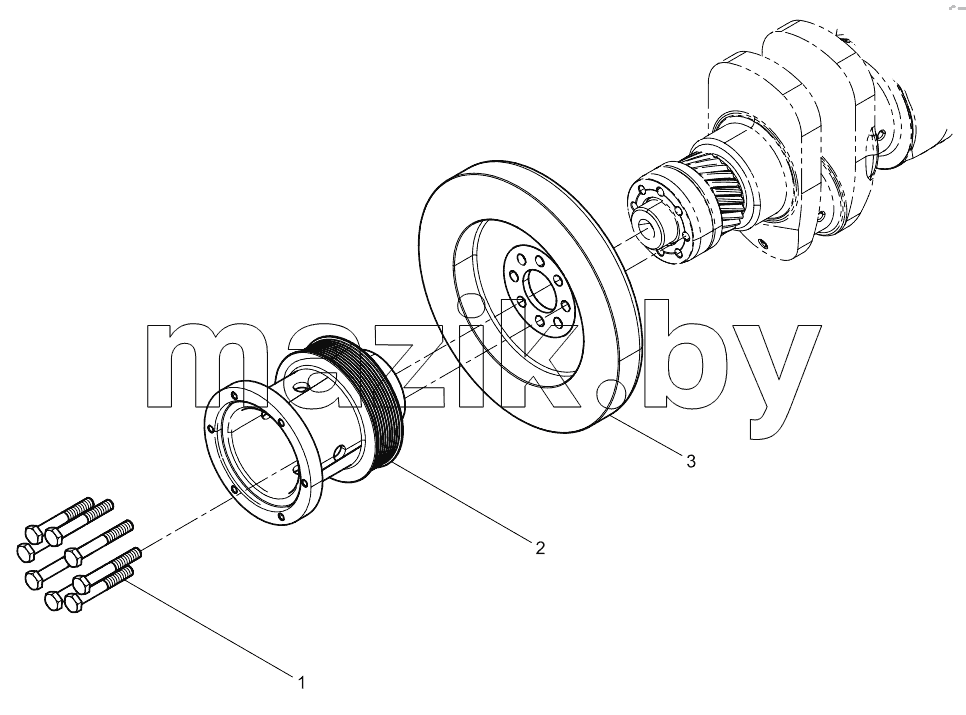  Crankshaft Pulley Group