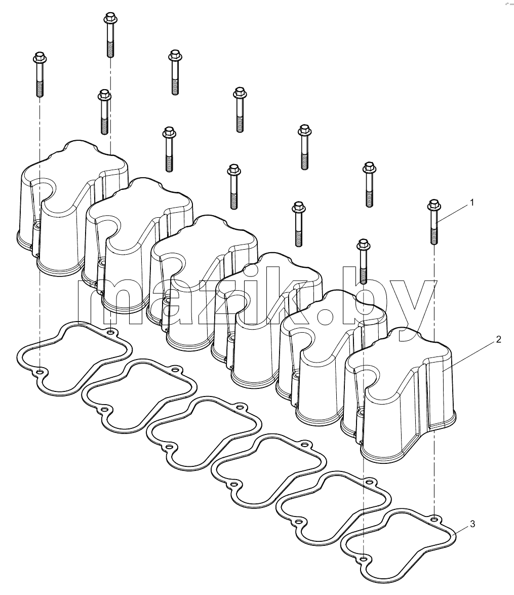  Cylinder head cover assembly