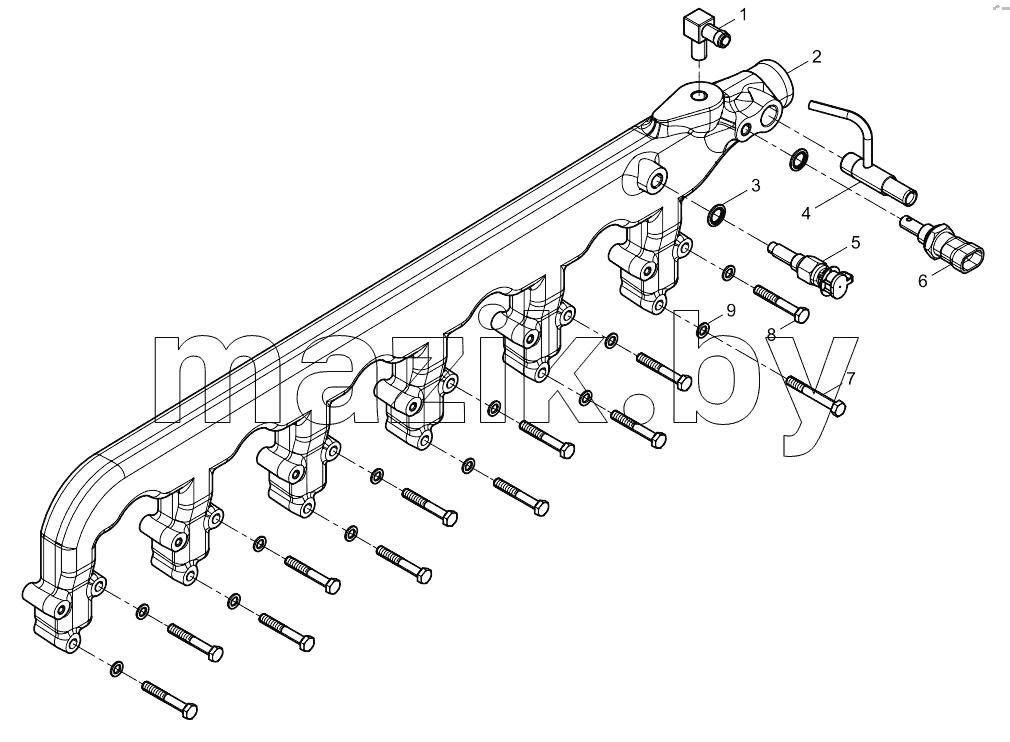  Water Outlet Pipe Group