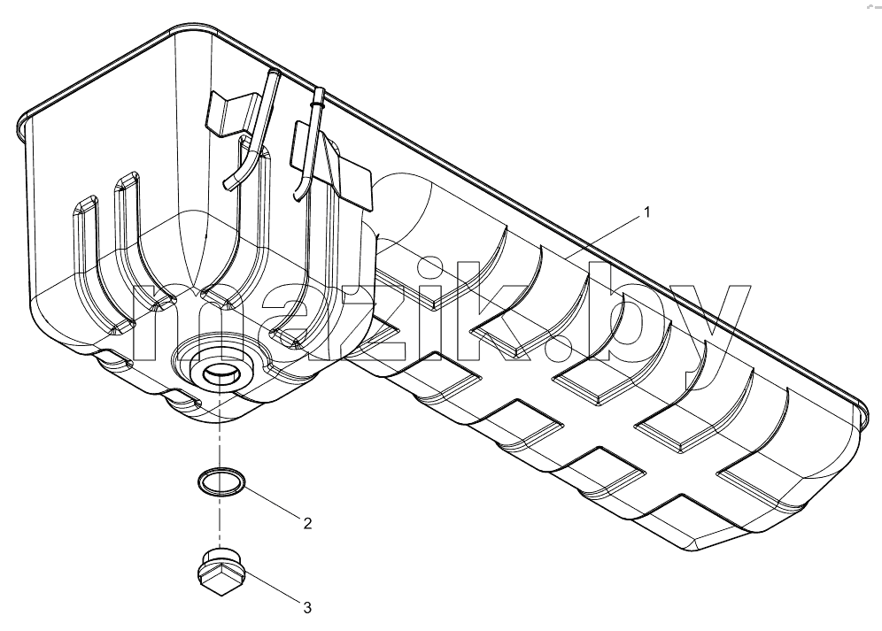  Oil pan assembly
