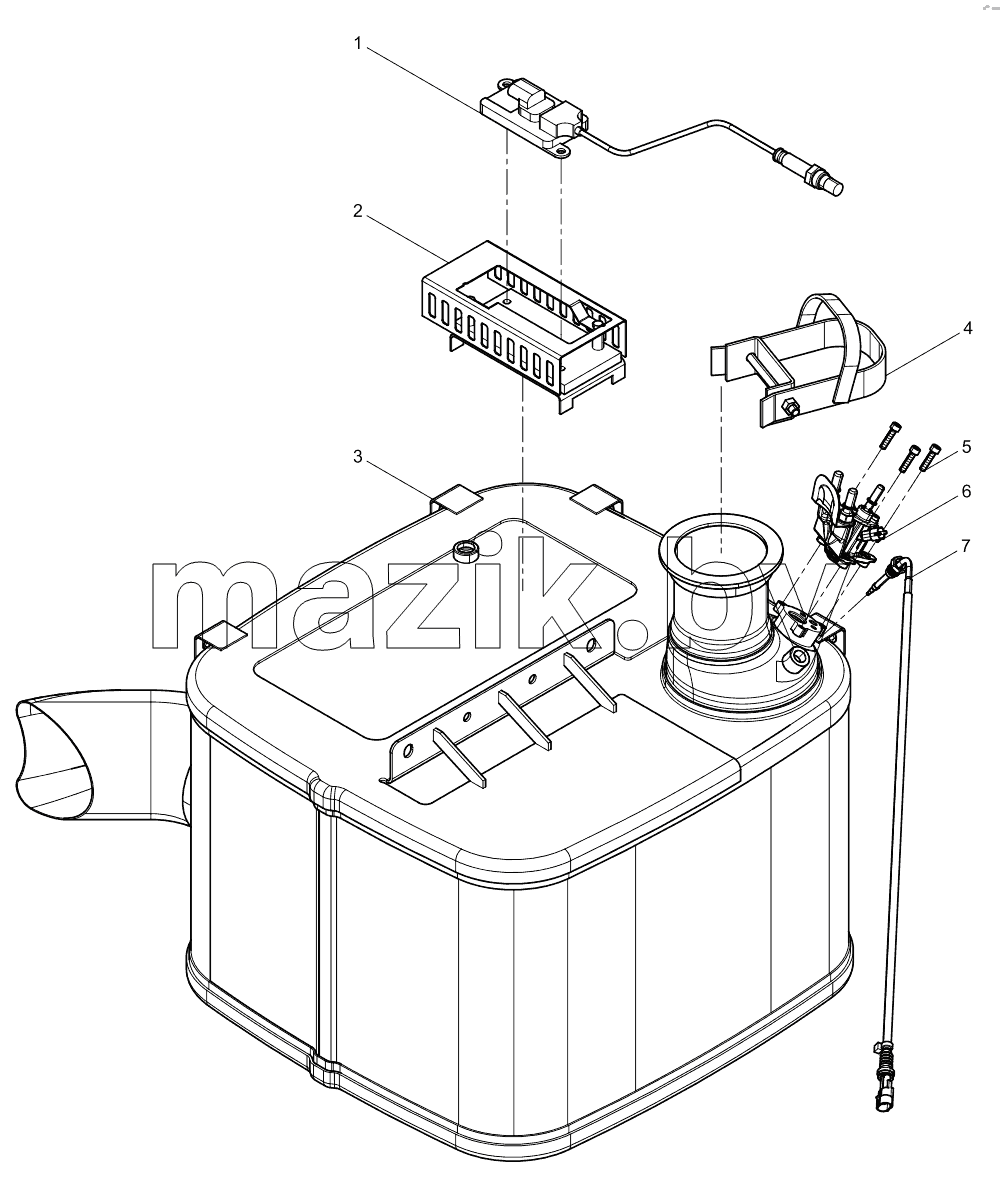  SCR box assembly
