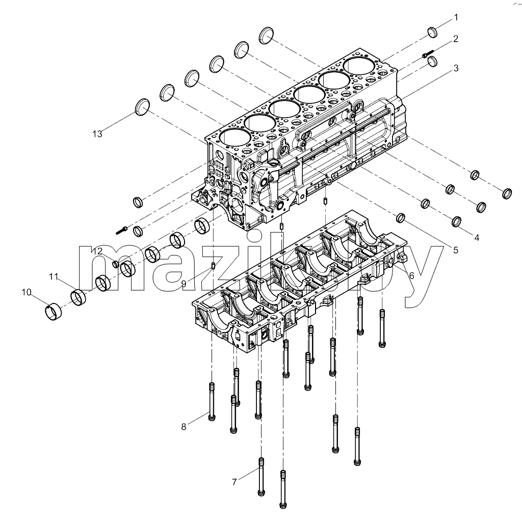  Cylinder Block Preassembly
