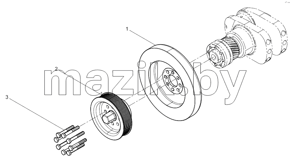  Crankshaft Pulley Group