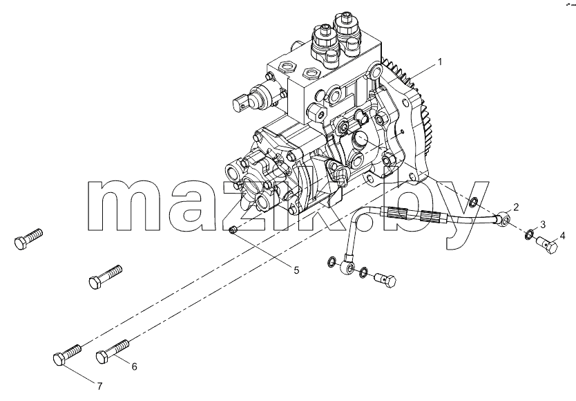 High pressure pump assembly