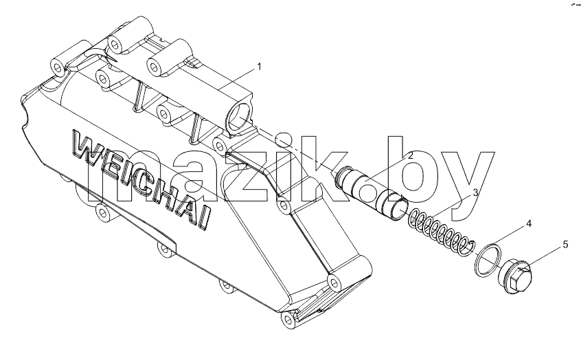 Oil cooler cover assembly
