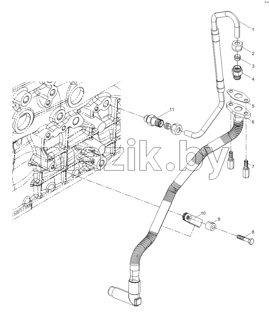Turbocharger Oil pipe Group