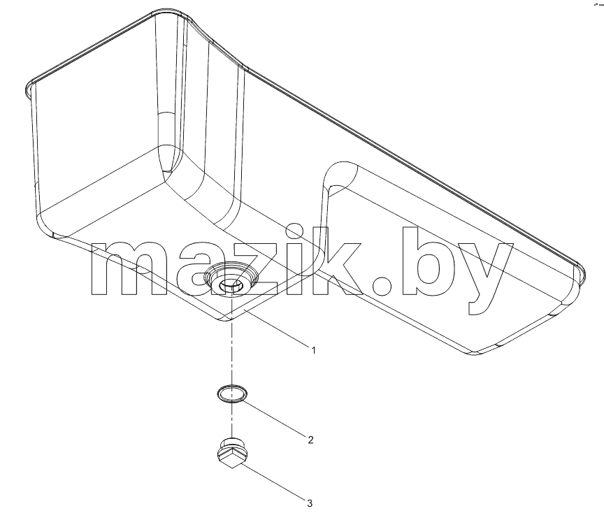 Oil pan assembly