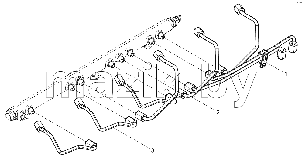  High Pressure Pipe Set