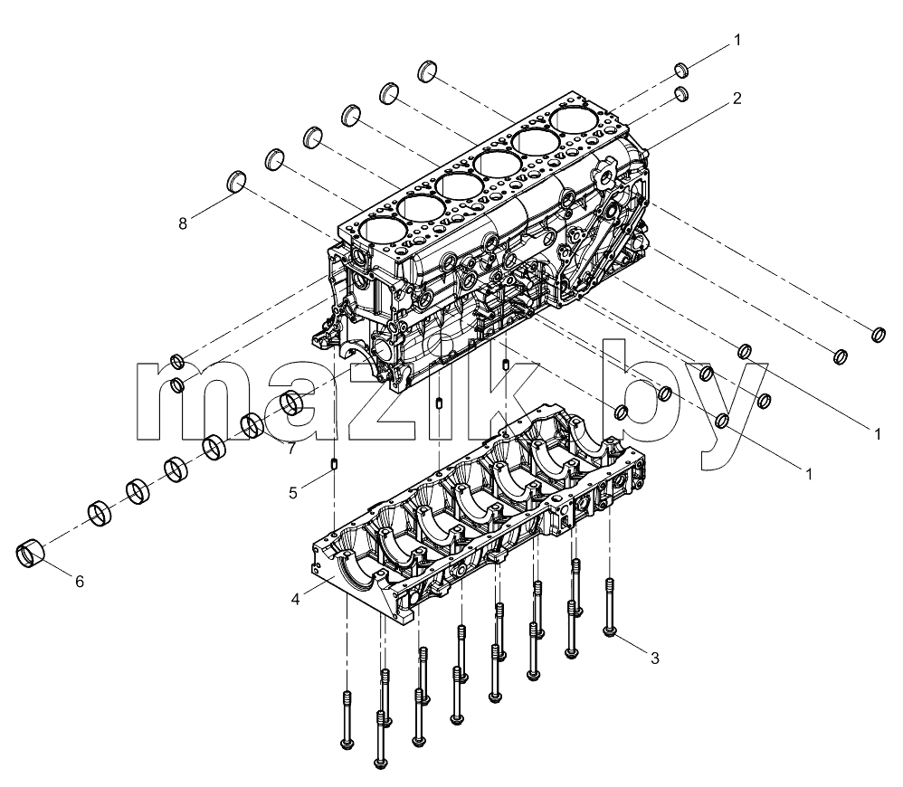  Cylinder Block Preassembly