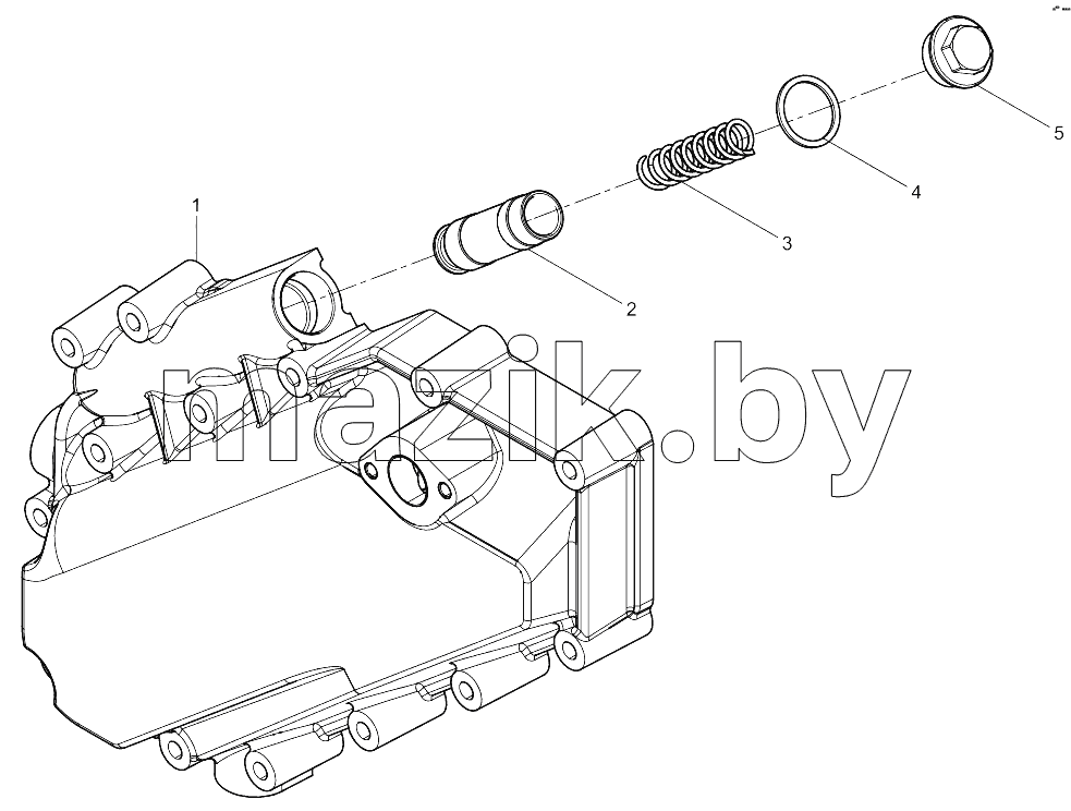  Oil Cooler Cap Assembly