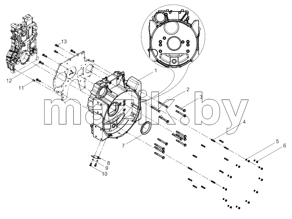  Flywheel Housing Group