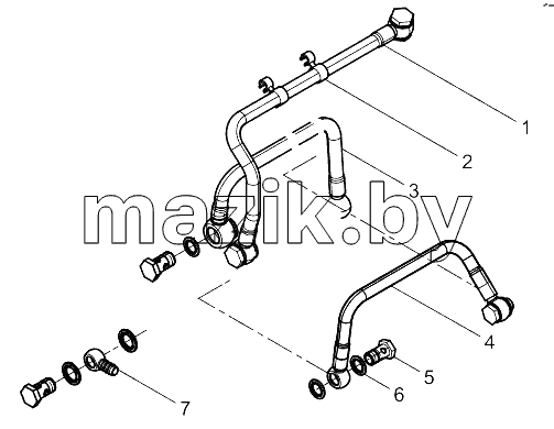  Low Pressure Fuel Pipe Group