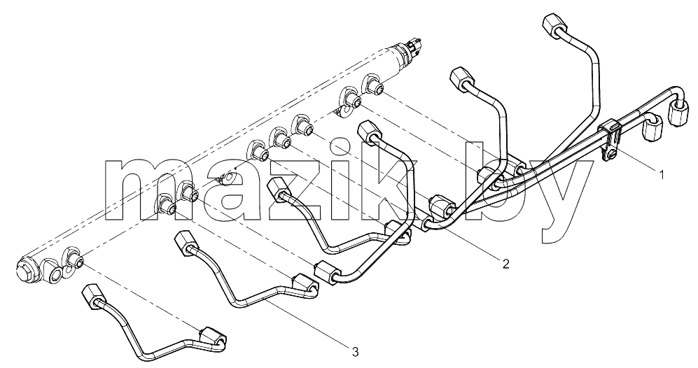  High Pressure Pipe Set