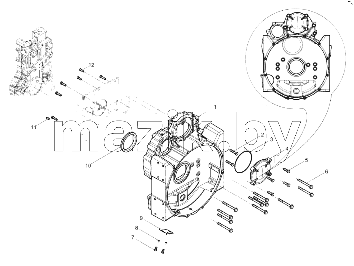  Flywheel Housing Group