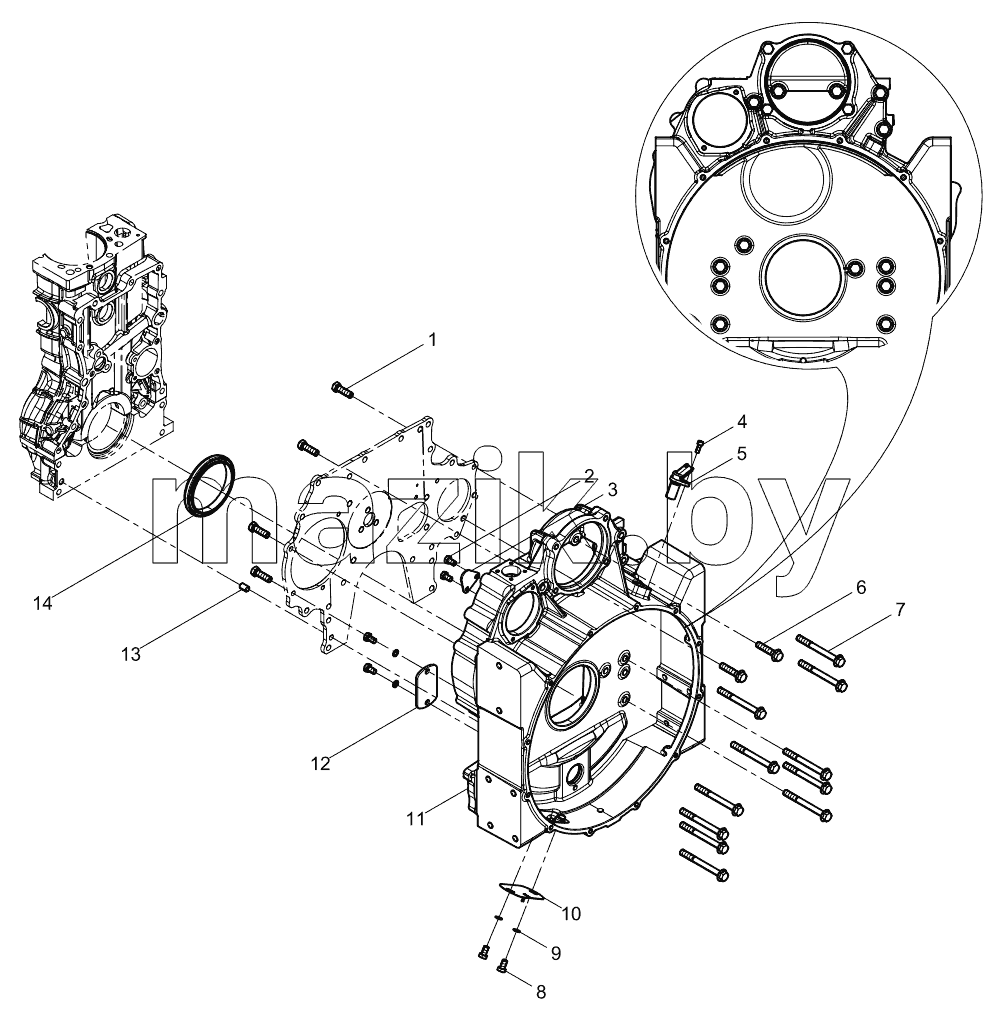  Flywheel Housing Group