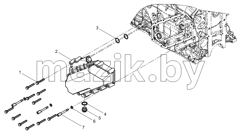  Oil cooler cap Group
