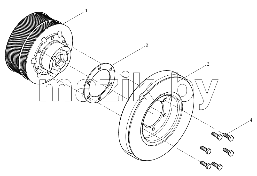  Belt pulley assembly