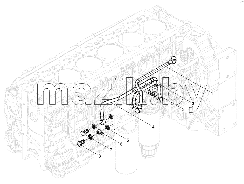  Low Pressure Fuel Pipe Group