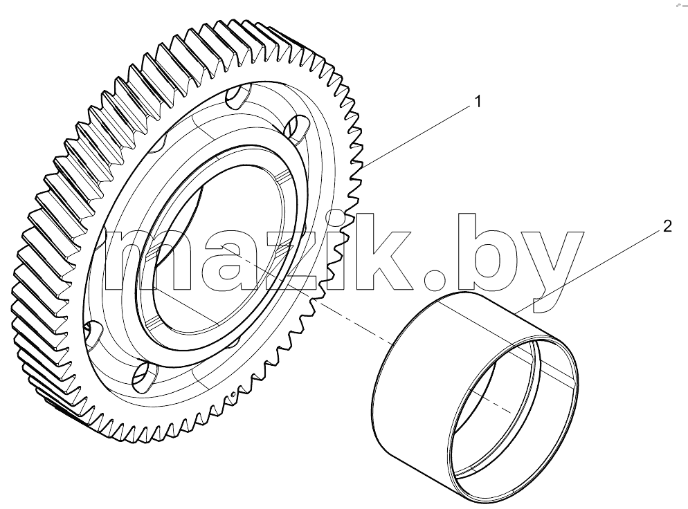  Intermediate gear subassembly