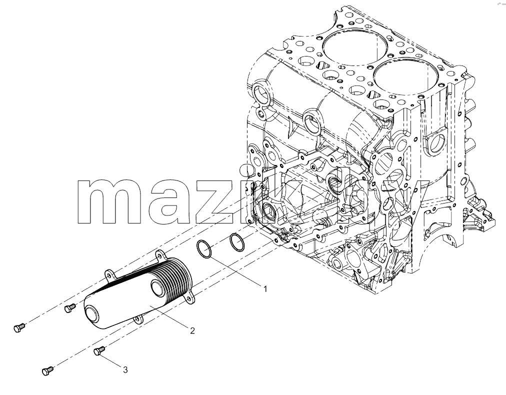  Oil cooler assembly