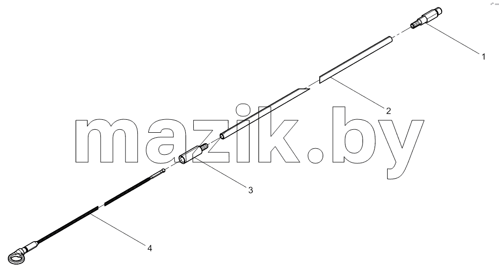  Oil dipstick assembly
