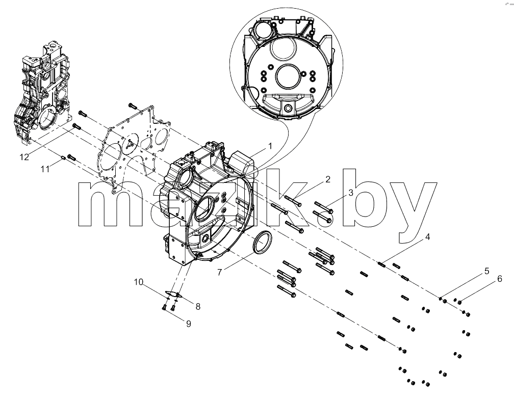  Flywheel Housing Group