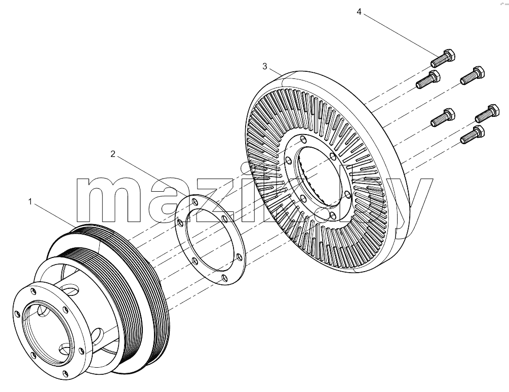  Belt pulley assembly