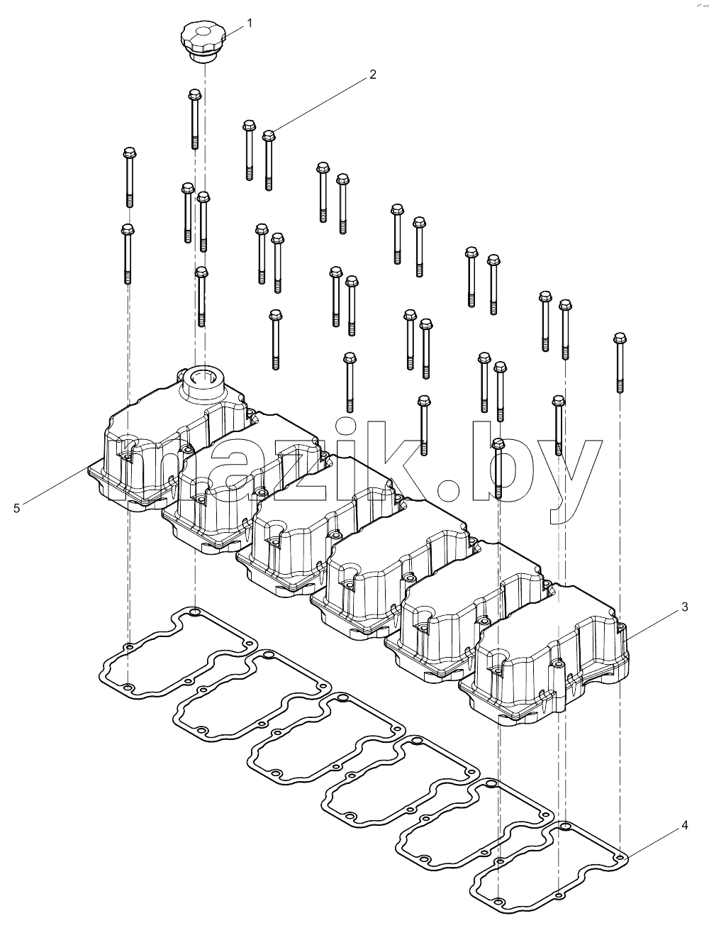  Cylinder head cover assembly