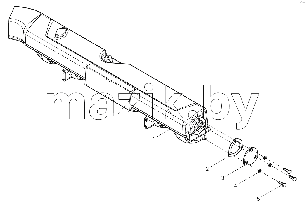  Air inlet pipe assembly