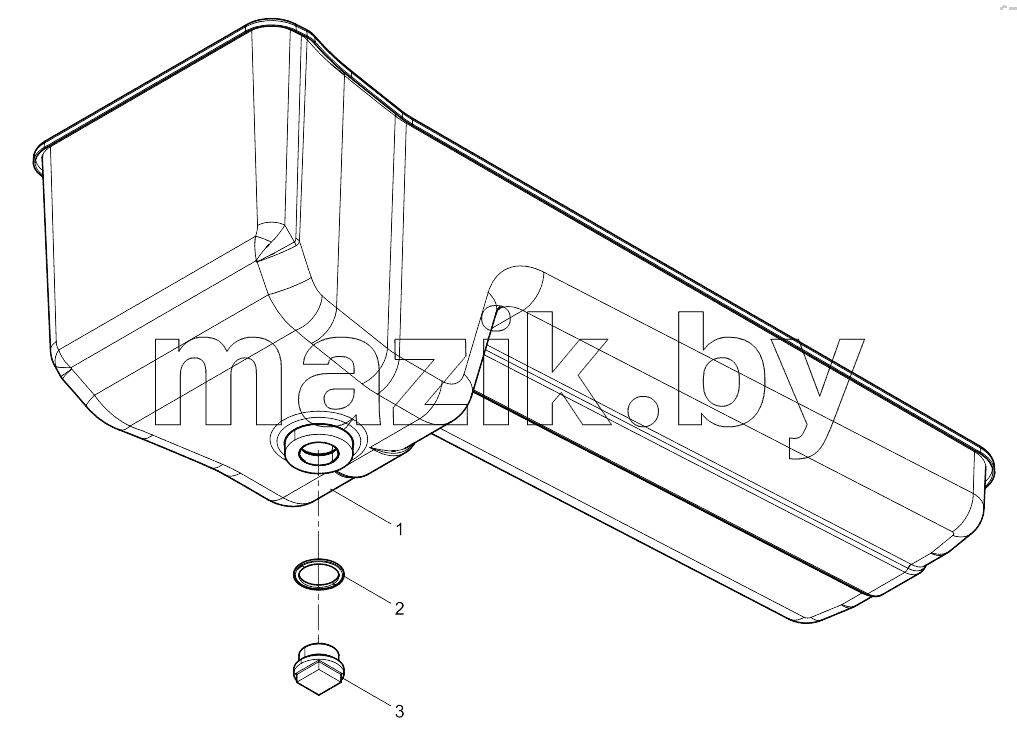  Oil pan assembly