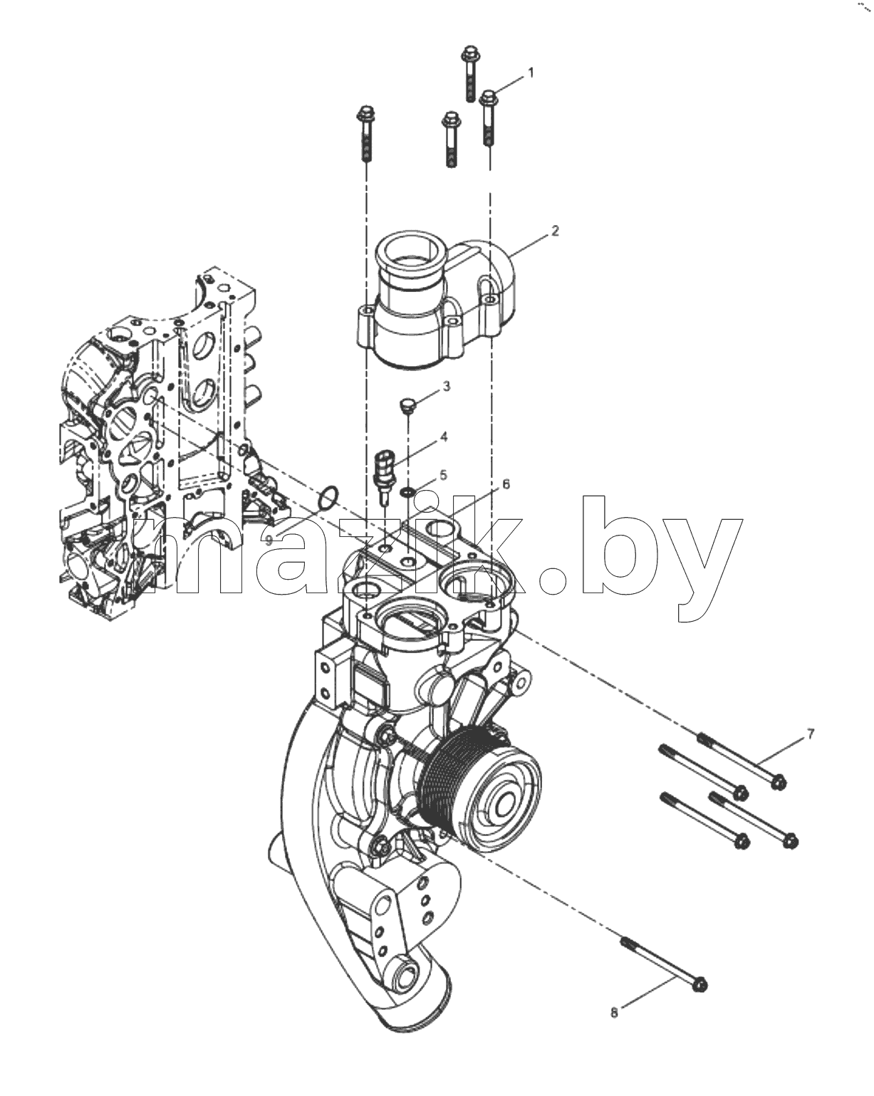  Water pump group