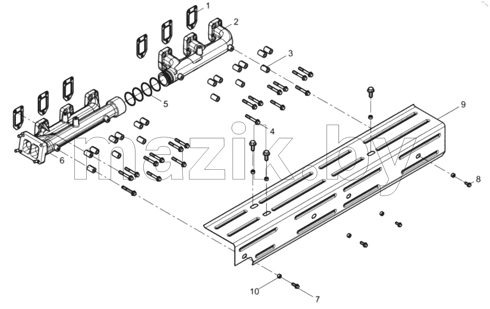  Exhaust manifold group