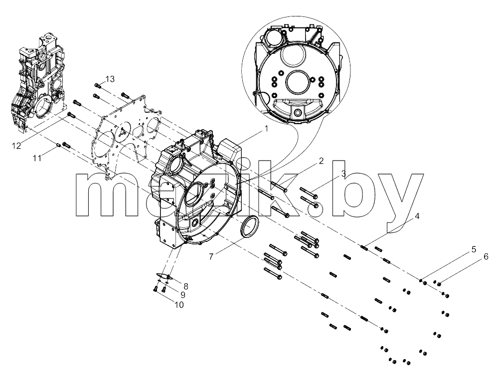 Flywheel Housing Group